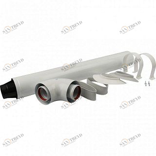 Комплект дымохода STOUT 60/100 с проходом через стену для BAXI SCA6010210850