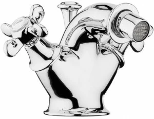 Смеситель для биде моноблочный Белый 8522 GALASSIA Ethos