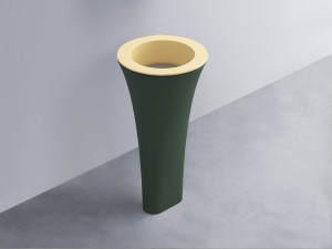 AMLA45-CN+AMPILT-AN+AMCOLT-MU Раковина Amedeo Tondo отдельностоящая cielo Enjoy + Amedeo