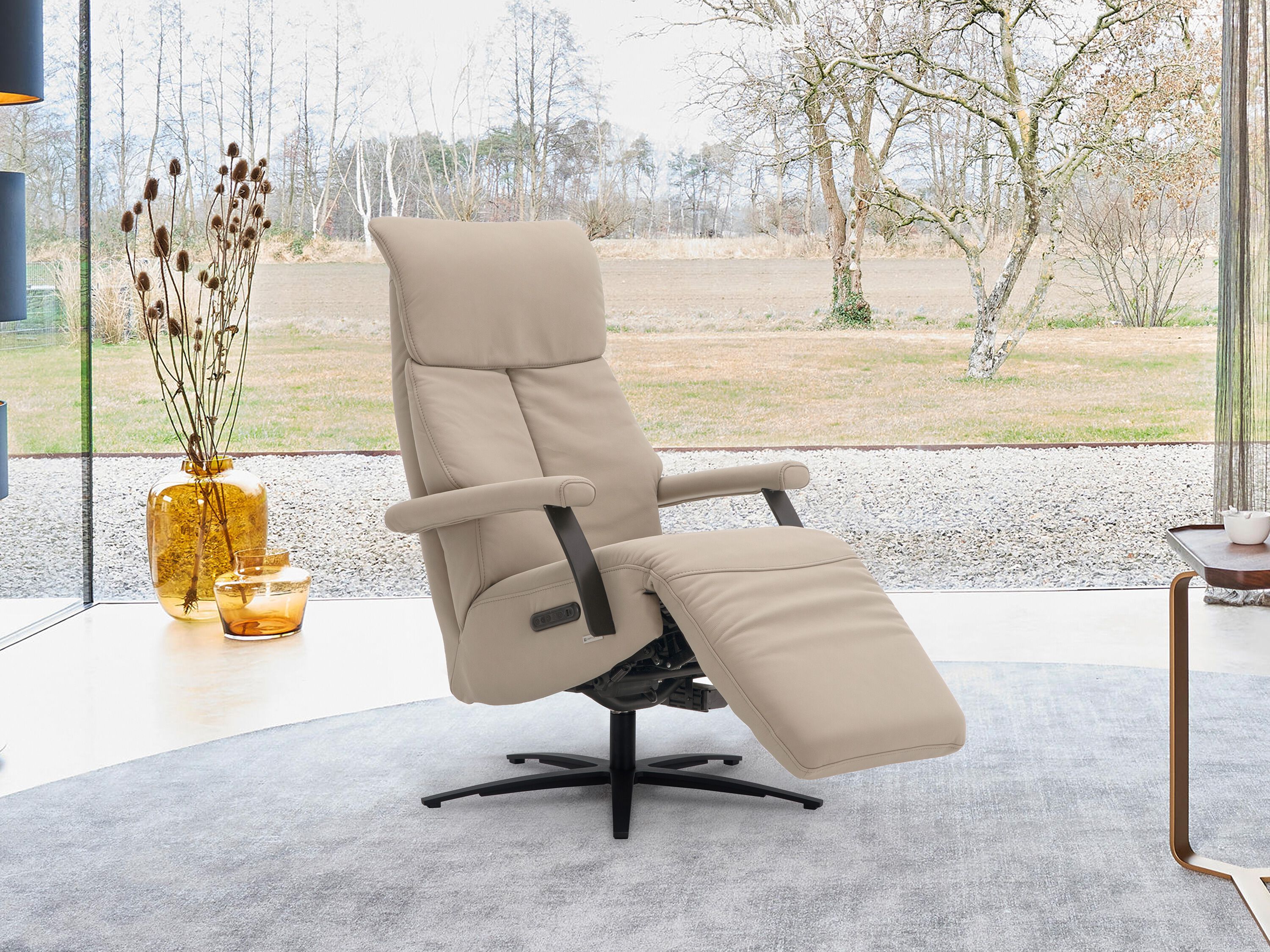 Кожаное кресло с откидывающейся спинкой с электрическим движением CAMPO DE' FIORI CL041 ARCH-00067239 - Вид №23