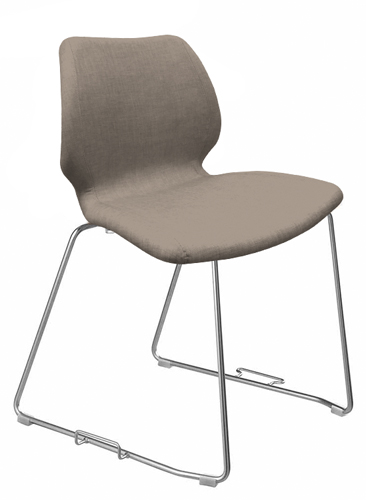 Uni 552M-G Стул со стальным каркасом салазок и сцепным устройством. Обивка из полипропилена. Et al. Uni - Вид №1