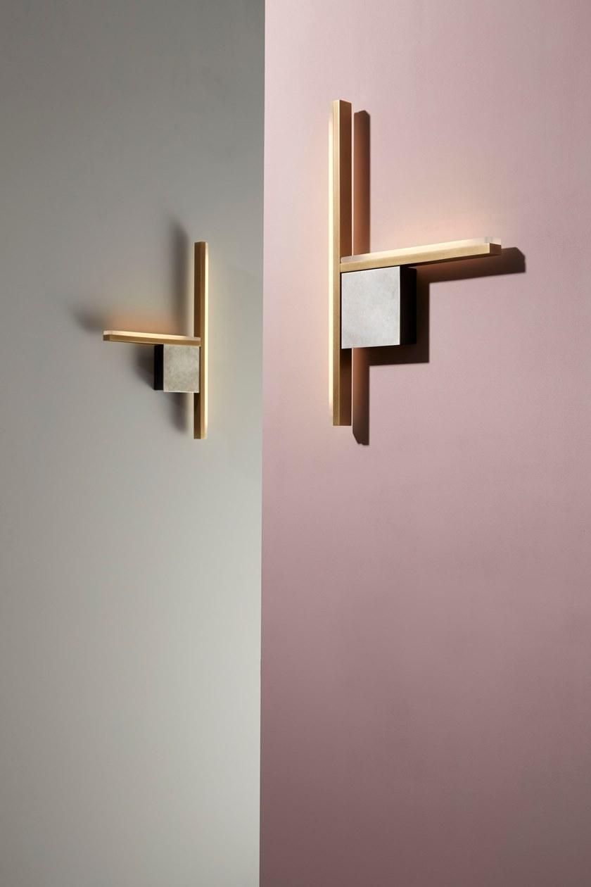 VeniceM Настенный светодиодный светильник из латуни с диммером sun-id-1446087 - Вид №1