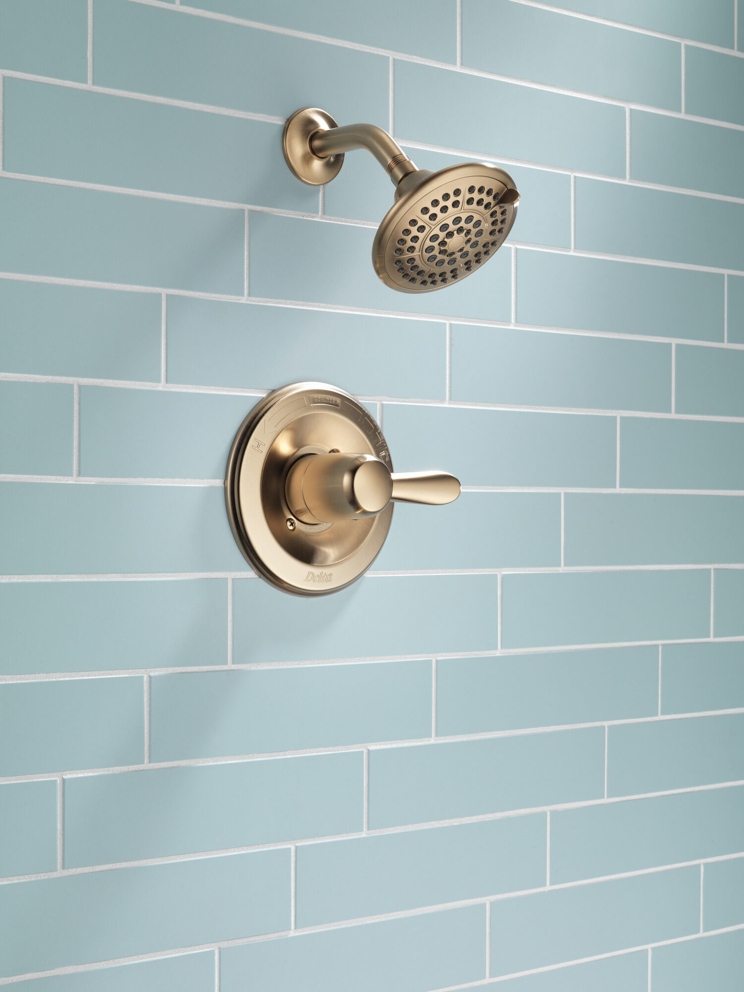 T14238-CZ Облицовка для душа Monitor® серии 14 Delta Faucet Lahara Шампанское бронза  - Вид №9