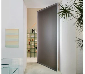 Glas Italia Поворотная стеклянная дверь Aladin