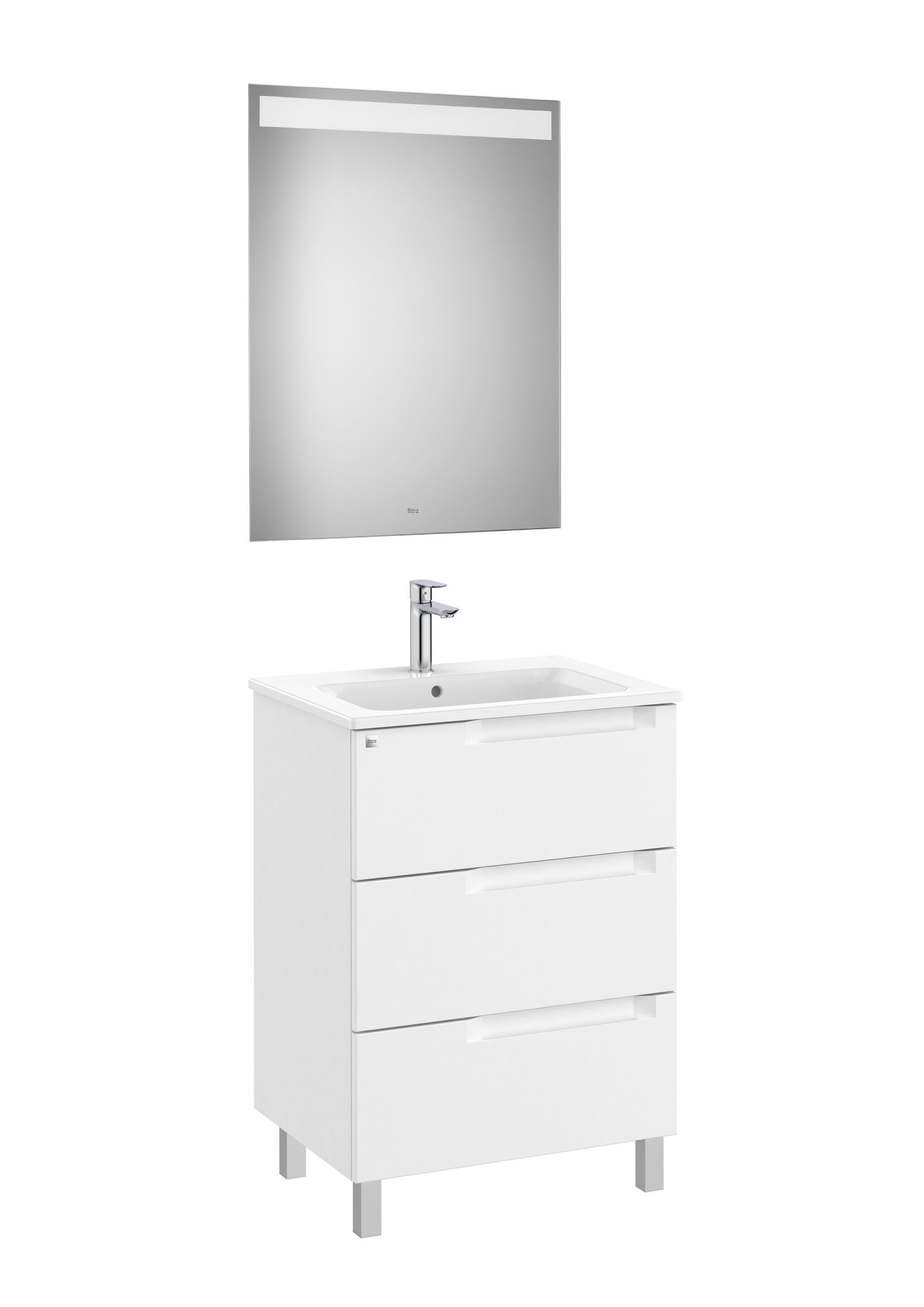 Деревянный напольный умывальник с зеркалом Roca Aleyda ARCH-00106137 - Вид №1