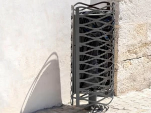 GHM-ECLATEC Урна для мусора из металла для улицы Kea