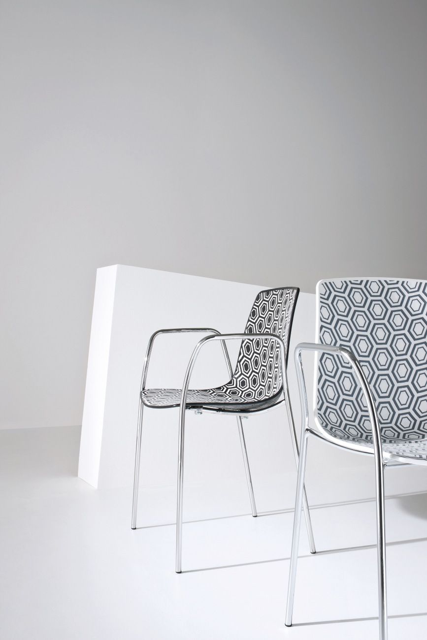 Стул инженерного пластика с металлическим каркасом GABER Альгамбра ARCH-00029501 - Вид №6