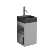 C392.108 Подвесной шкаф по раковину L318 A. e T. Italia ACQUAFREDDA Серый AeT ITALIA