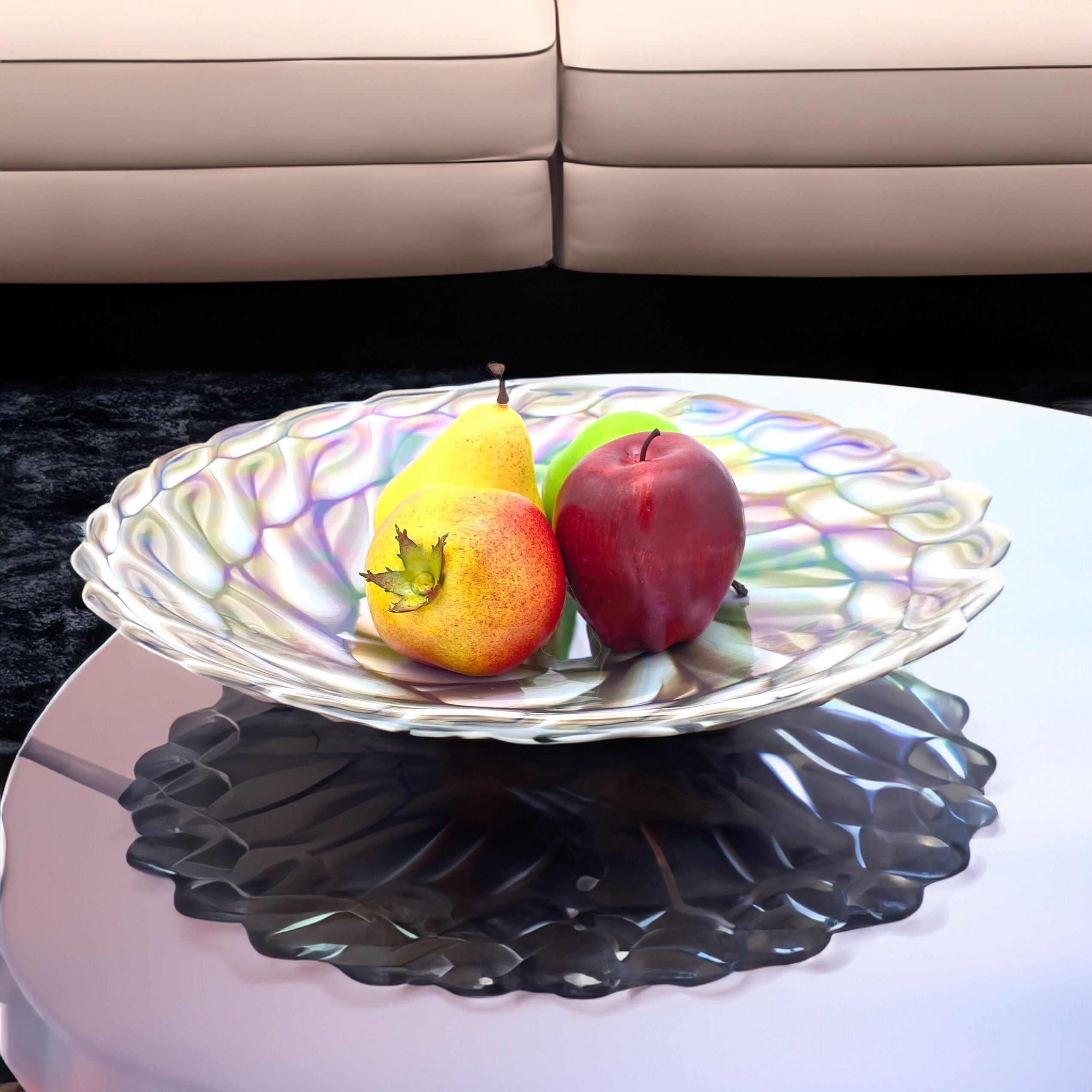 Тарелка для фруктов из муранского стекла ручной работы YourMurano Decorative Plates ARCH-00096636 - Вид №7