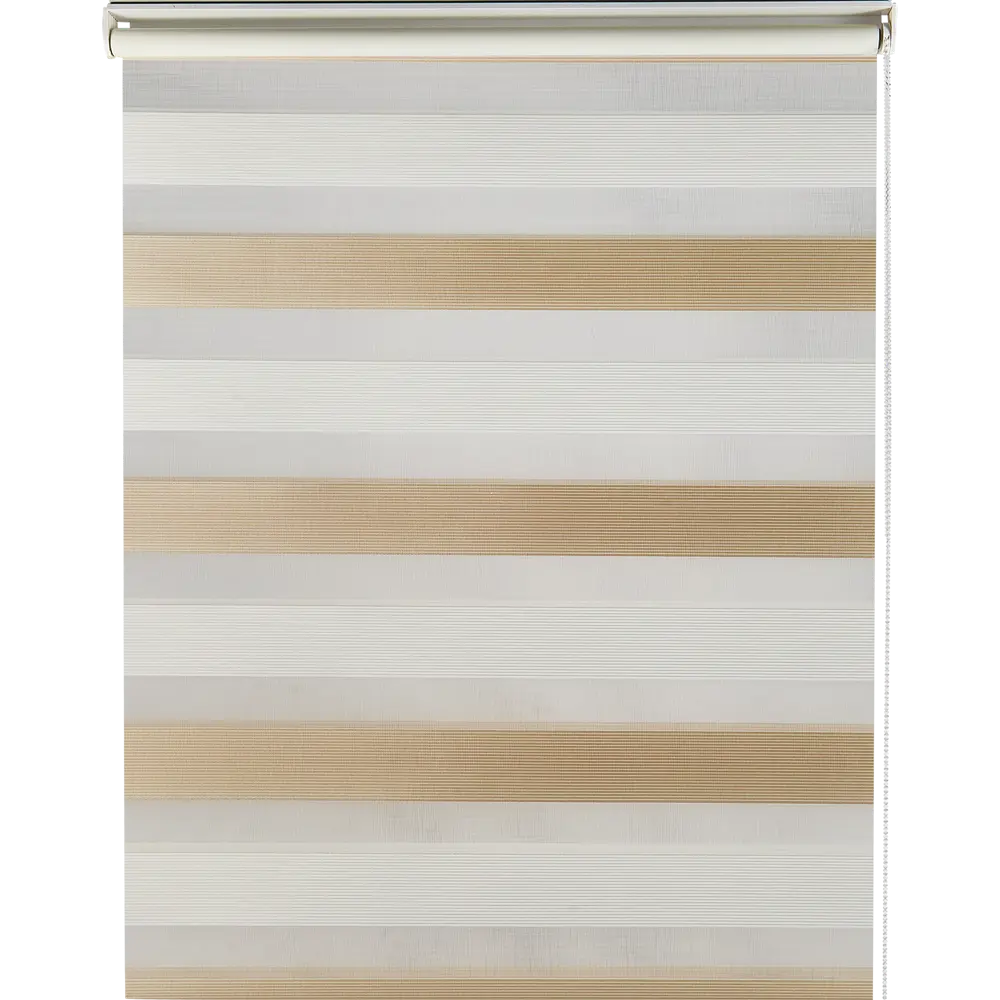 Штора рулонная день-ночь Порто 100x160 см бежево-молочная MIAMOZA STLM-2130118