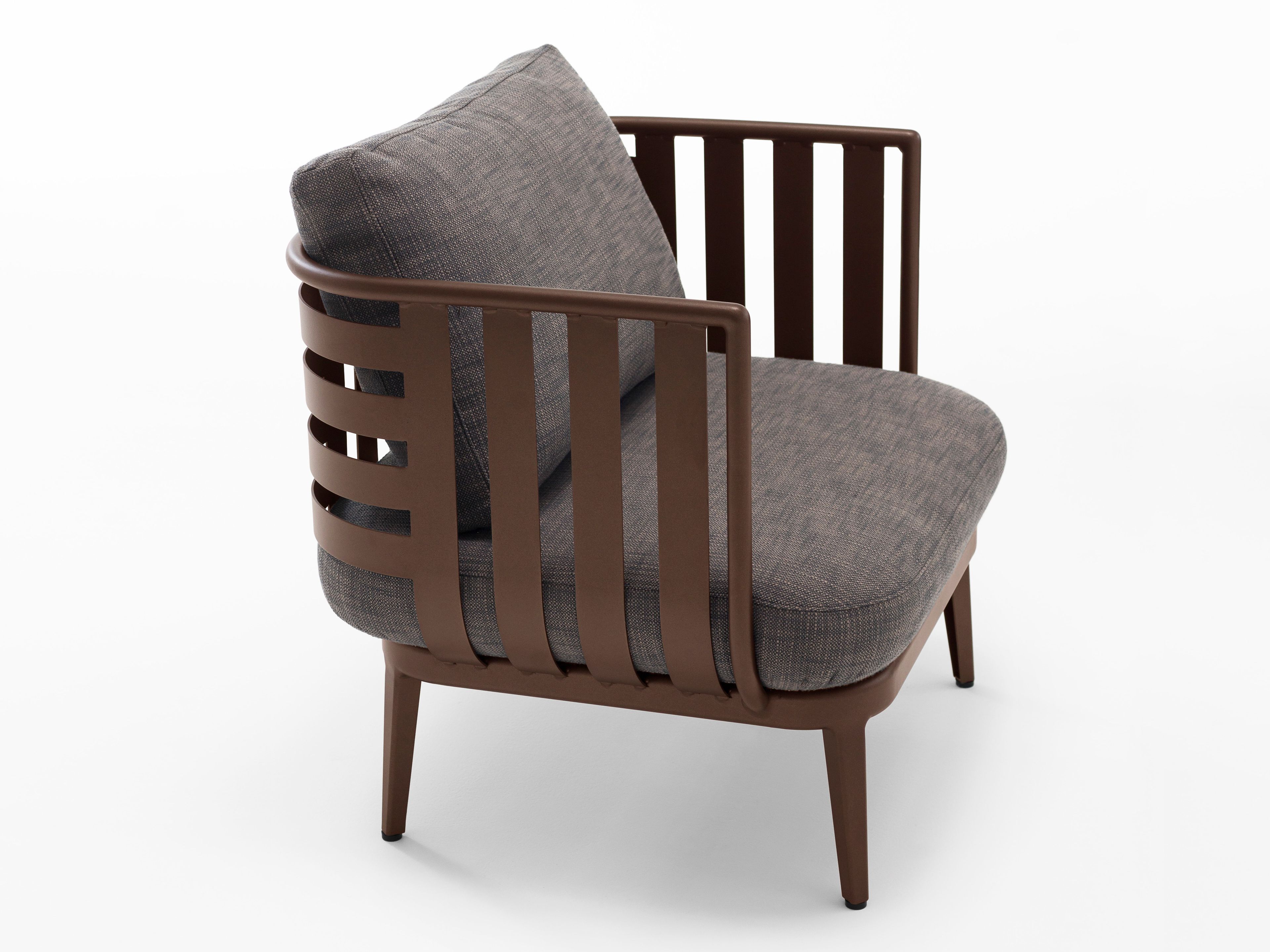 Алюминиевое садовое кресло с подлокотниками RODA ARCH-00031865