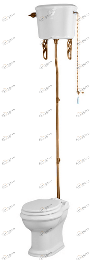 ML.IMP-25.311.BI/ML.IMP-25.328.BI/ML.MEC-29.041.DO/ ML.MEC.29.128.DO Компакт унитаз с бачком Золотистый Migliore  Италия 