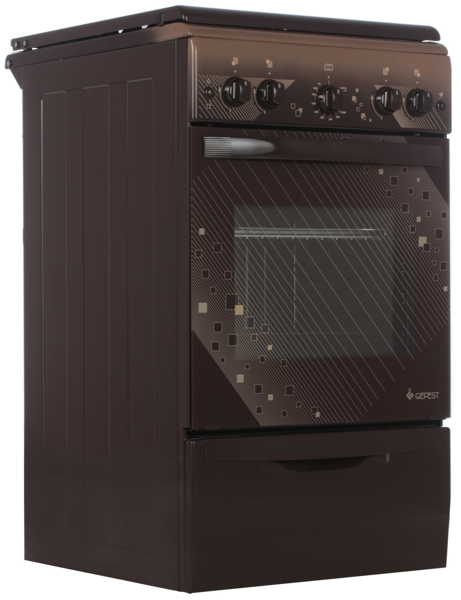 1089287 Газовая плита Gefest 5100-02 0010 коричневый STDN-0125370 - Вид №1