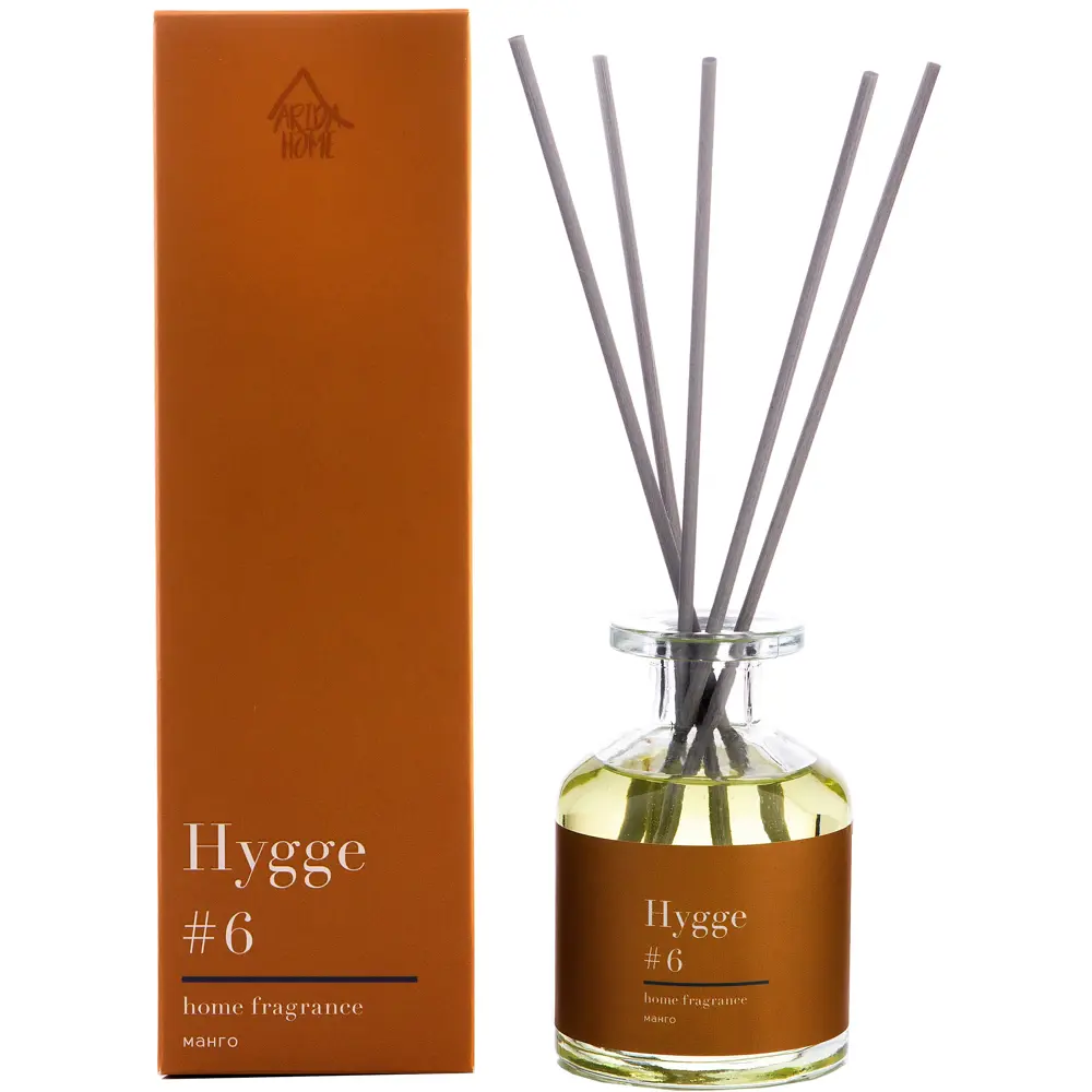 ARIDA HOME Аромадиффузор Hygge 6 «Манго» для уютной атмосферы 84535151 STLM-0051586