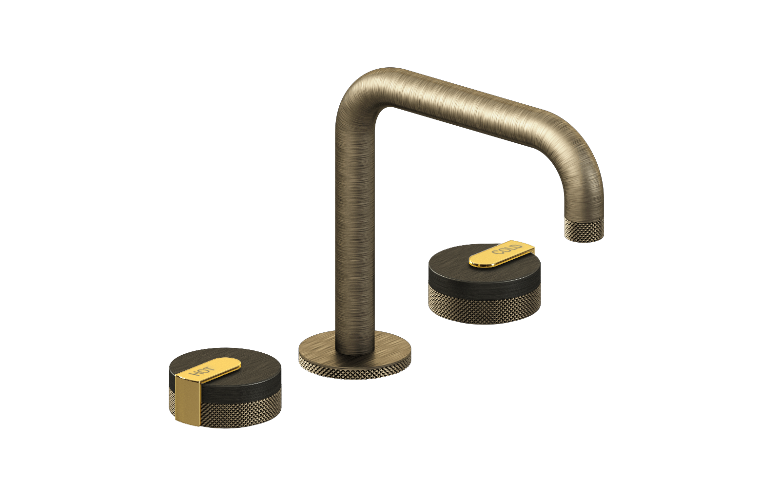 E-11511-R1BOX-L1AU-VBB Смеситель для умывальника на 3 отвертия GRAFF MOD+