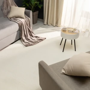 Ковер полиэстер Ribera 60x110 см цвет белый 82539414 STLM-2184666
