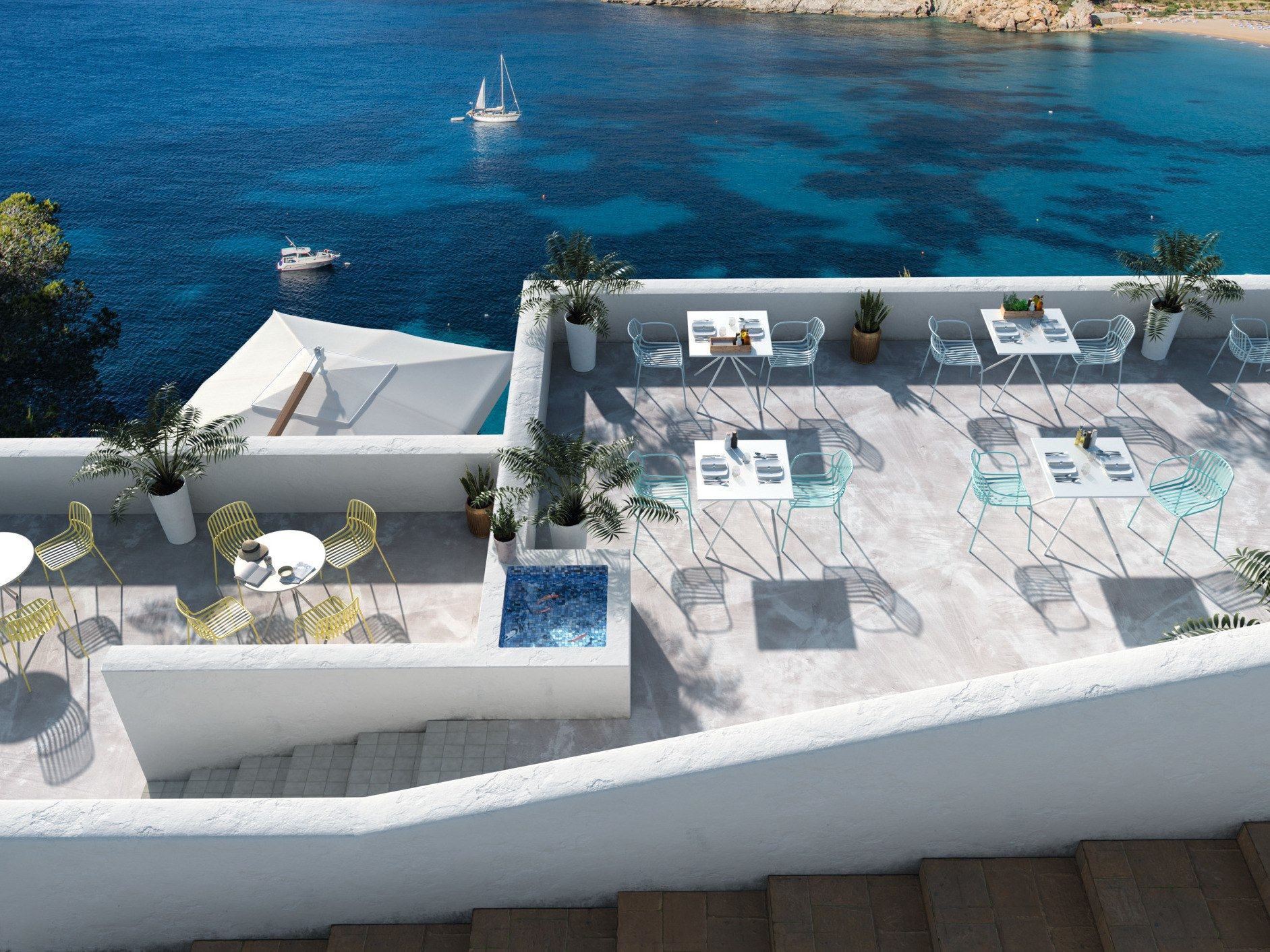 Стальной складной квадратный садовый стол Brunner crona steel ARCH-00101164 - Вид №4