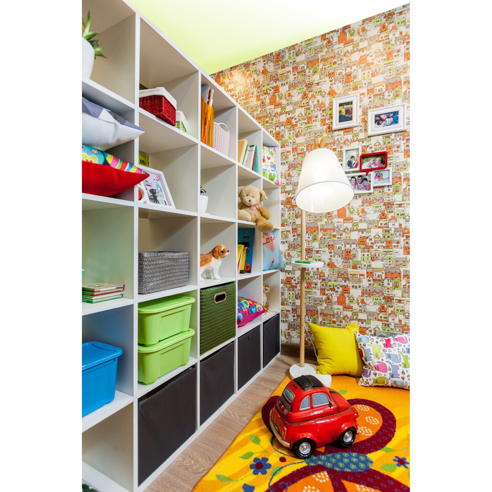 18534166 Стеллаж 25 секций 170,8x170,8x31 см, ЛДСП, цвет белый Santreyd  - Вид №7