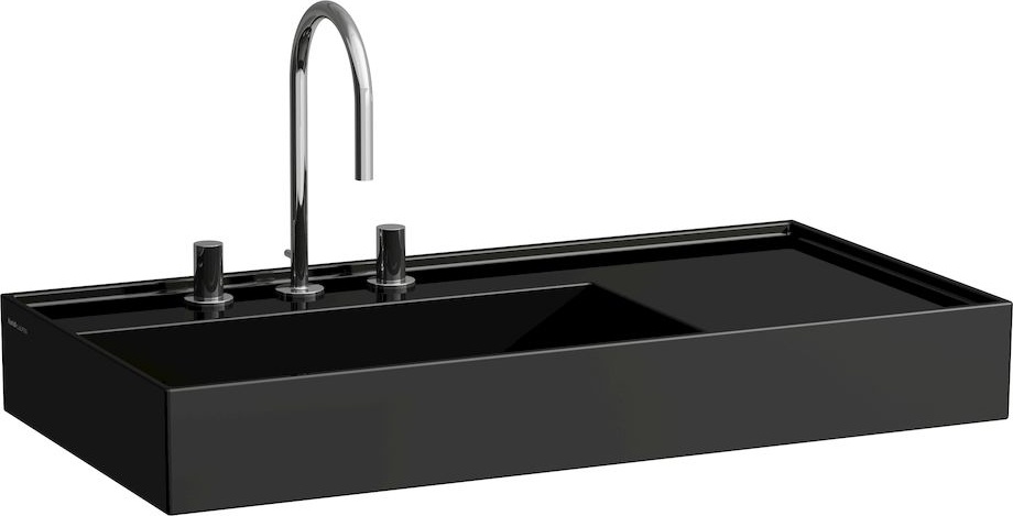 H8103380001581 Раковина, полочка справа, со специальным скрытым сливом LAUFEN PRO - Вид №11
