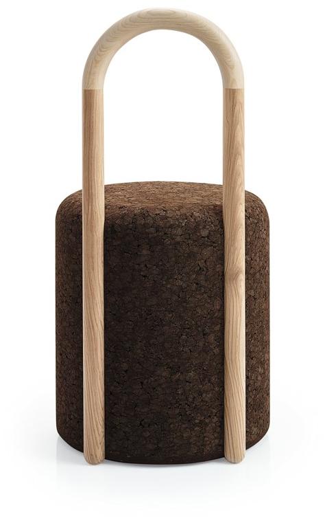 BlackCork Стул из пробки с открытой спинкой Omega sun-id-1447504 - Вид №1