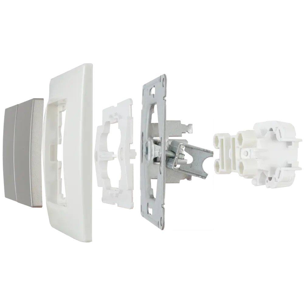 Systeme Electric W59 - двухклавишный выключатель для скрытого монтажа 82797976 STLM-0036020 - Вид №3