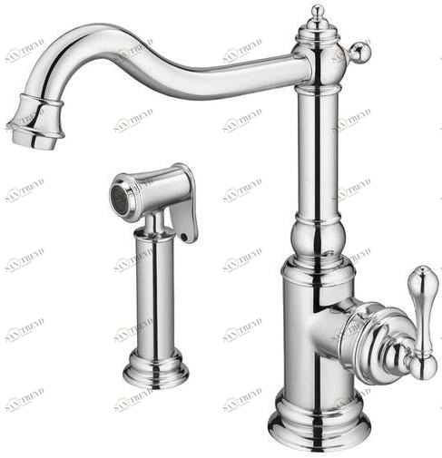 JUSTIME Смеситель для кухни с вытяжным душем Classik 6703-96-82cp