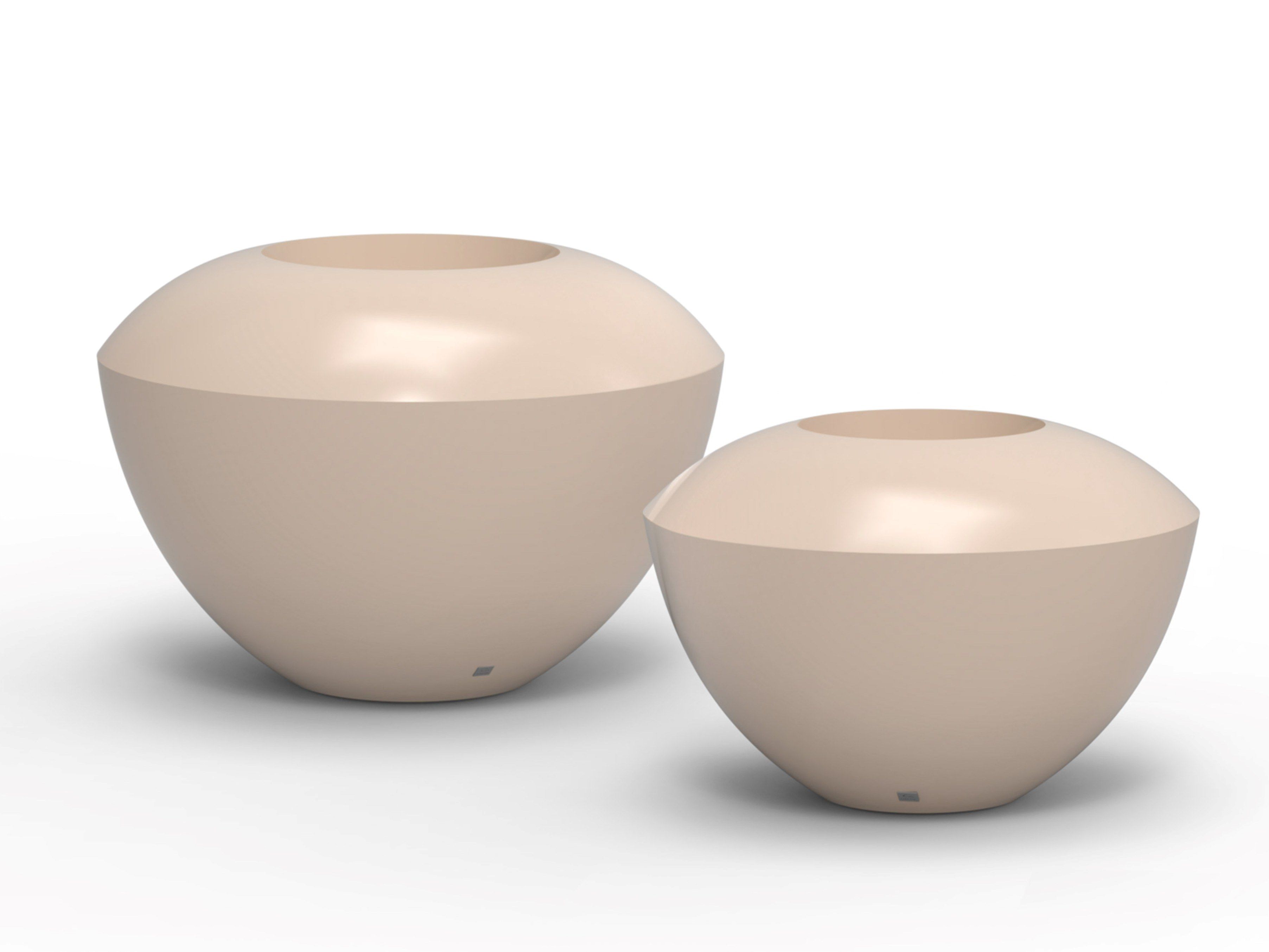 Круглая ваза из стекловолокна GANSK SPIN ARCH-00141063 - Вид №1