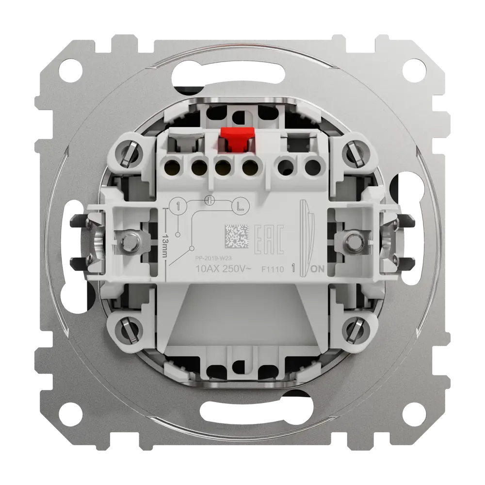 Выключатель встраиваемый Systeme Electric Sedna Design 1 клавиша, цвет антрацит Sedna Design Elements STLM-2152894 - Вид №2