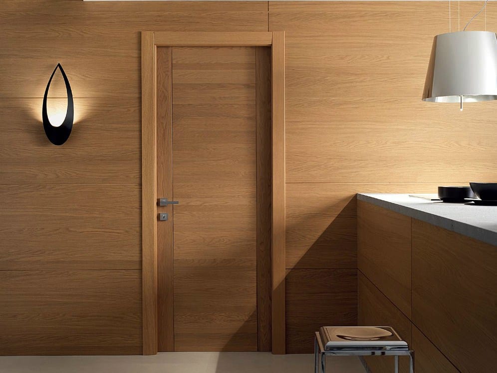 Распашная дверь из массива дерева GAROFOLI Пангея ARCH-00074000 - Вид №3