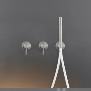 Настенный 2 смесители, установленные для ванной / душем с цилиндрическая ручного душа диаметром 18 м т < / р> INV57 CEADESIGN