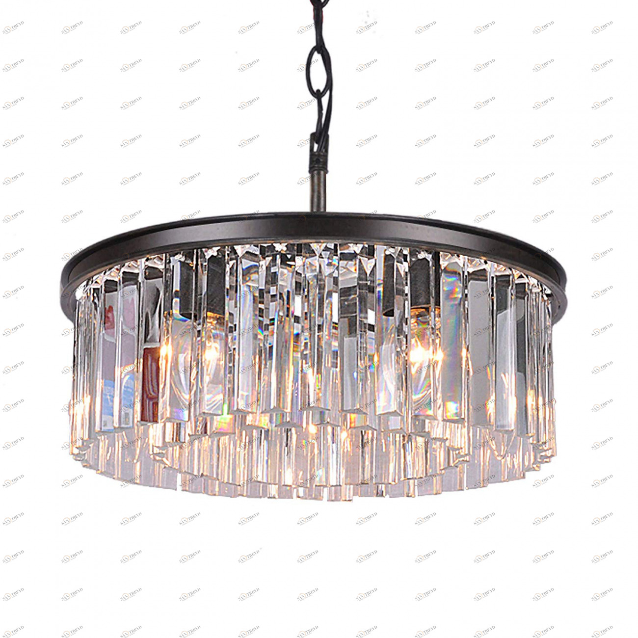 Подвесной светильник Odeon 6B/P black/clear от Delight Collection KR0387P-6B/P/clear DELIGHT COLLECTION ДИЗАЙНЕРСКИЕ 243906 Прозрачный;черный 