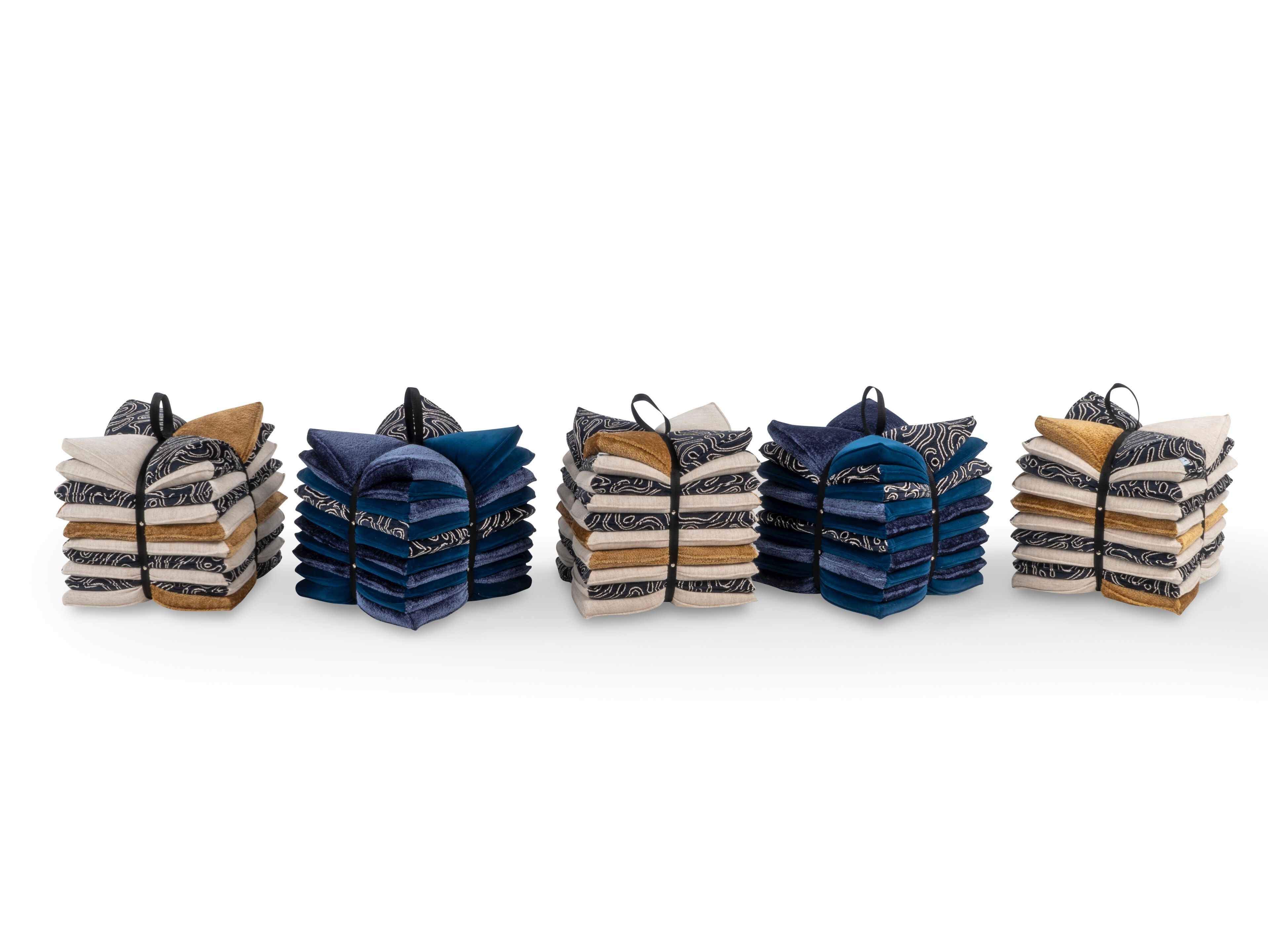 Квадратный пуф из ткани Calia Italia Superior ARCH-00058836 - Вид №7