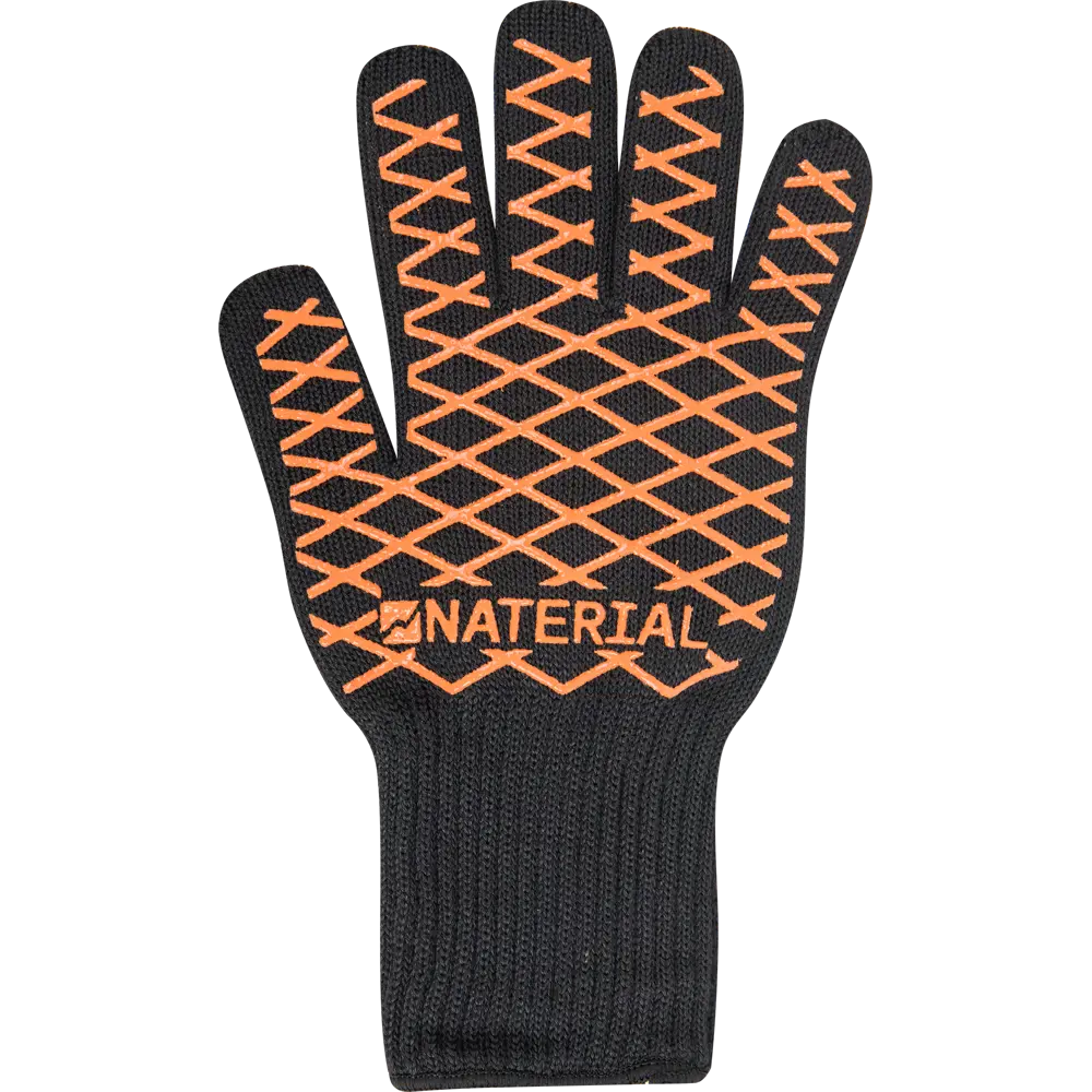 Перчатка для гриля Naterial «Alpha», цвет чёрно-оранжевый STLM-2141379