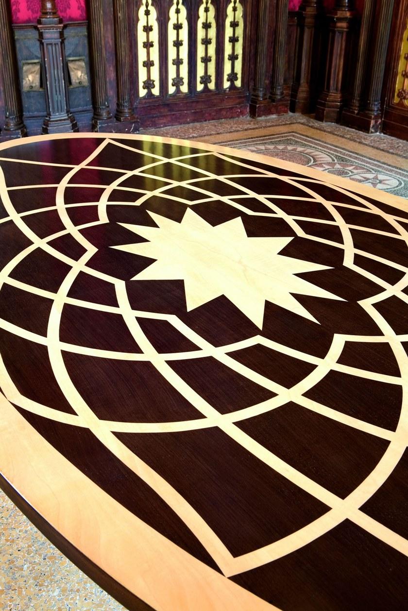 Arnaboldi Interiors Круглый деревянный стол sun-id-1466524 - Вид №2