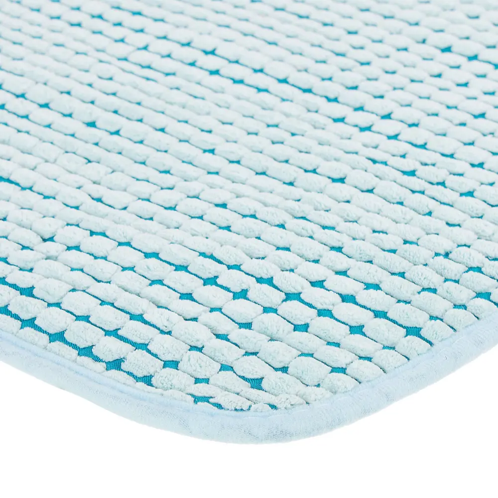 Коврик для ванной комнаты «Corn» 45x70 см цвет голубой АКВАДЕКОР STLM-2207040 - Вид №1