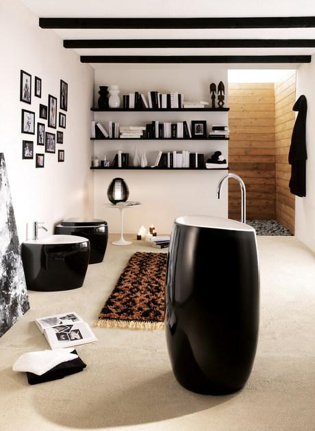 8606 Подвесной унитаз настенный Белый Scarabeo Ceramiche Moai Италия - Вид №4