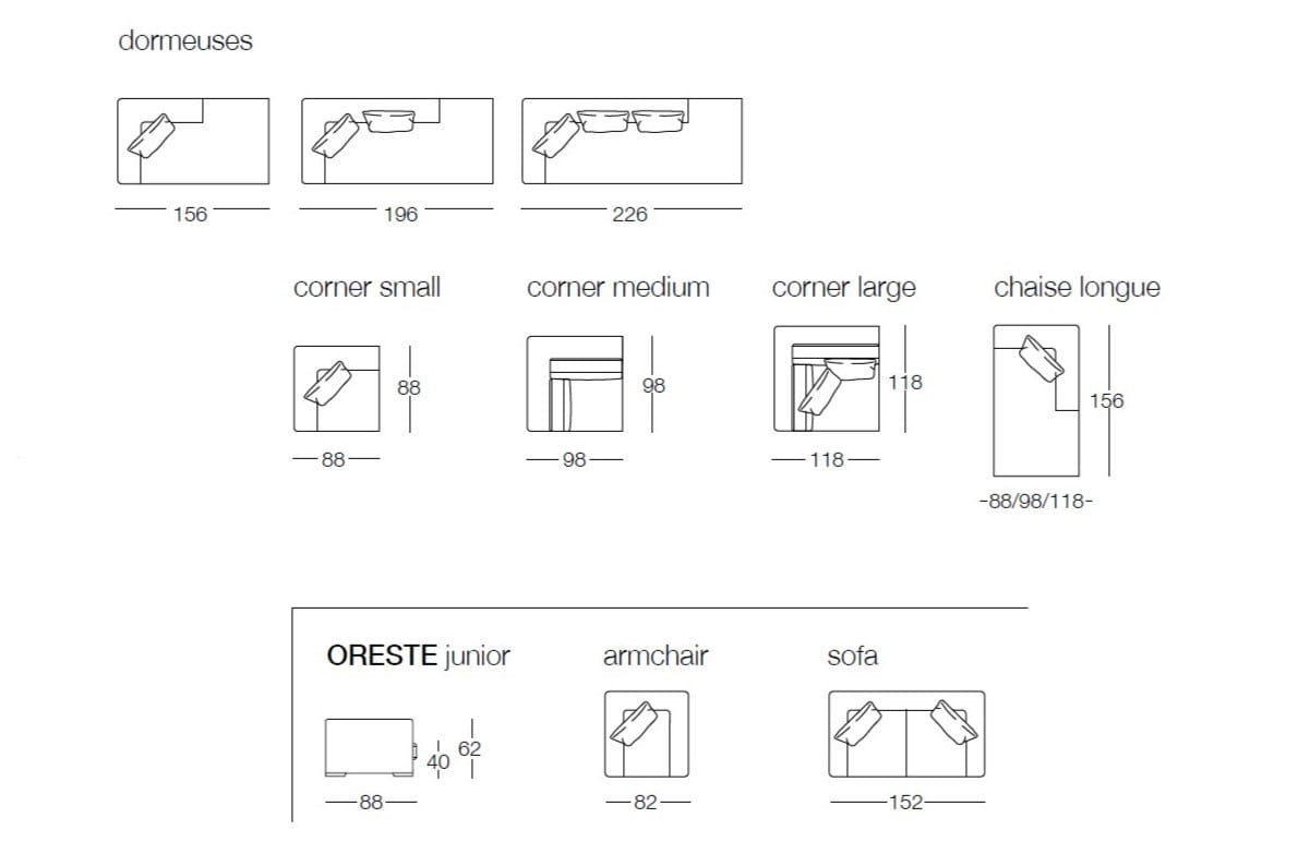 4-местный тканевый диван Frigerio ORESTE ARCH-00004347 - Вид №2