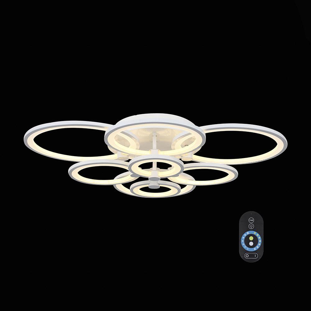 Потолочная светодиодная люстра ST Luce Twiddle Dimmer SL867.502.08 ST LUCE ДИЗАЙНЕРСКИЕ, TWIDDLE DIMMER WHITE 137057 Белый  - Вид №2
