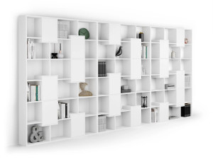 Настенный книжный шкаф из меламиновой ткани