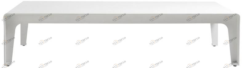 TRIBÙ Прямоугольный алюминиевый садовый столик Mirthe sofa 07482