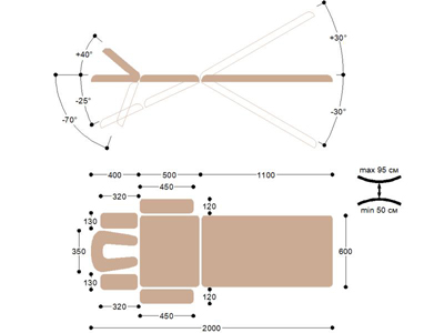 Массажный стол heliox medicus pro Heliox sun-id-2067973 - Вид №3