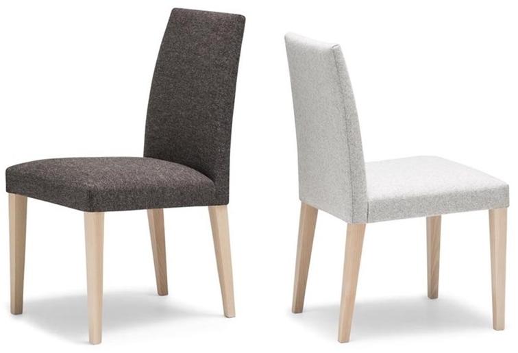 Andreu World Стул штабелируемый тканевый с обивкой Anna Si1370 - Вид №2