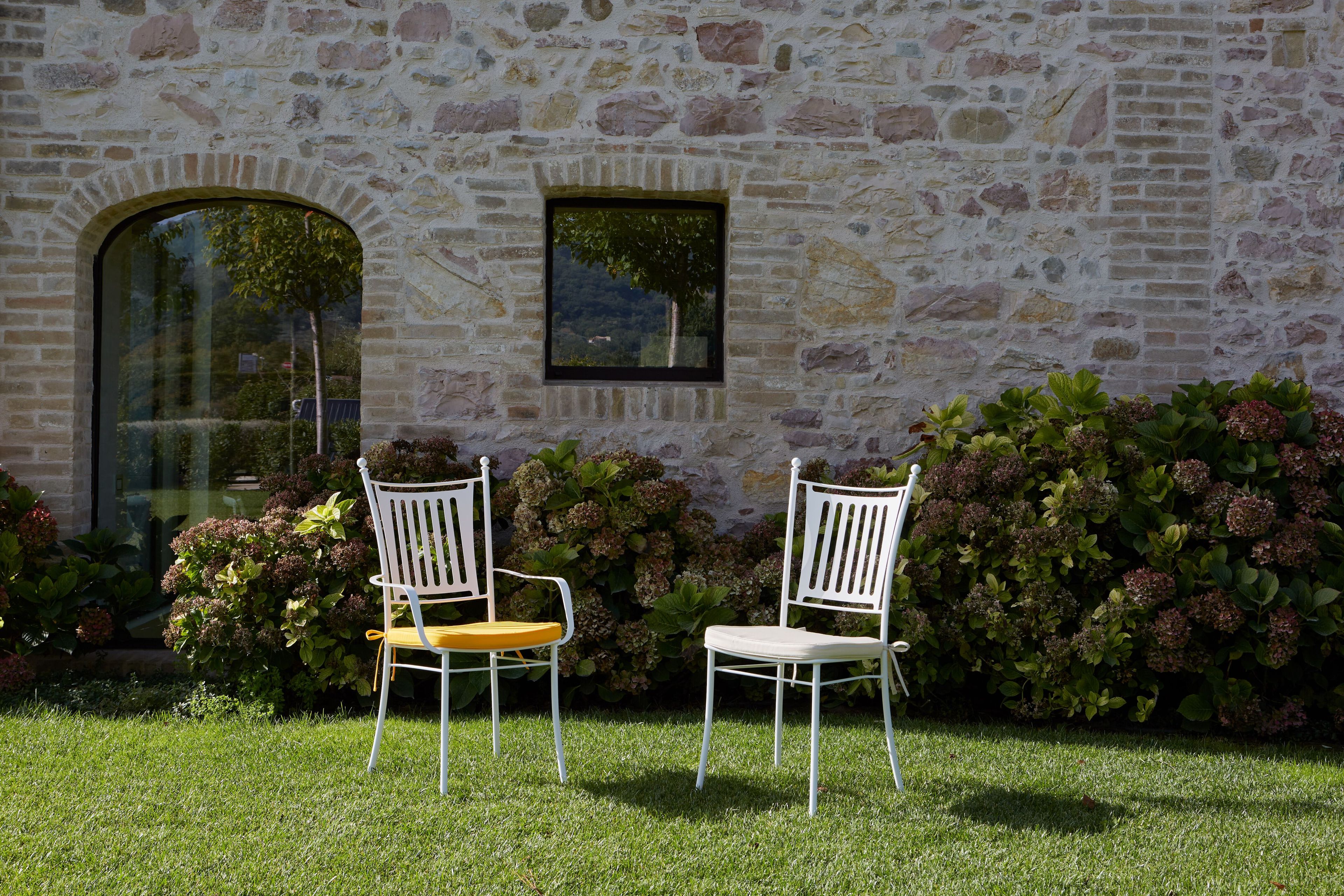 Штабелируемый садовый стул из нержавеющей стали DOMIZIANI классический ARCH-00055825 - Вид №1