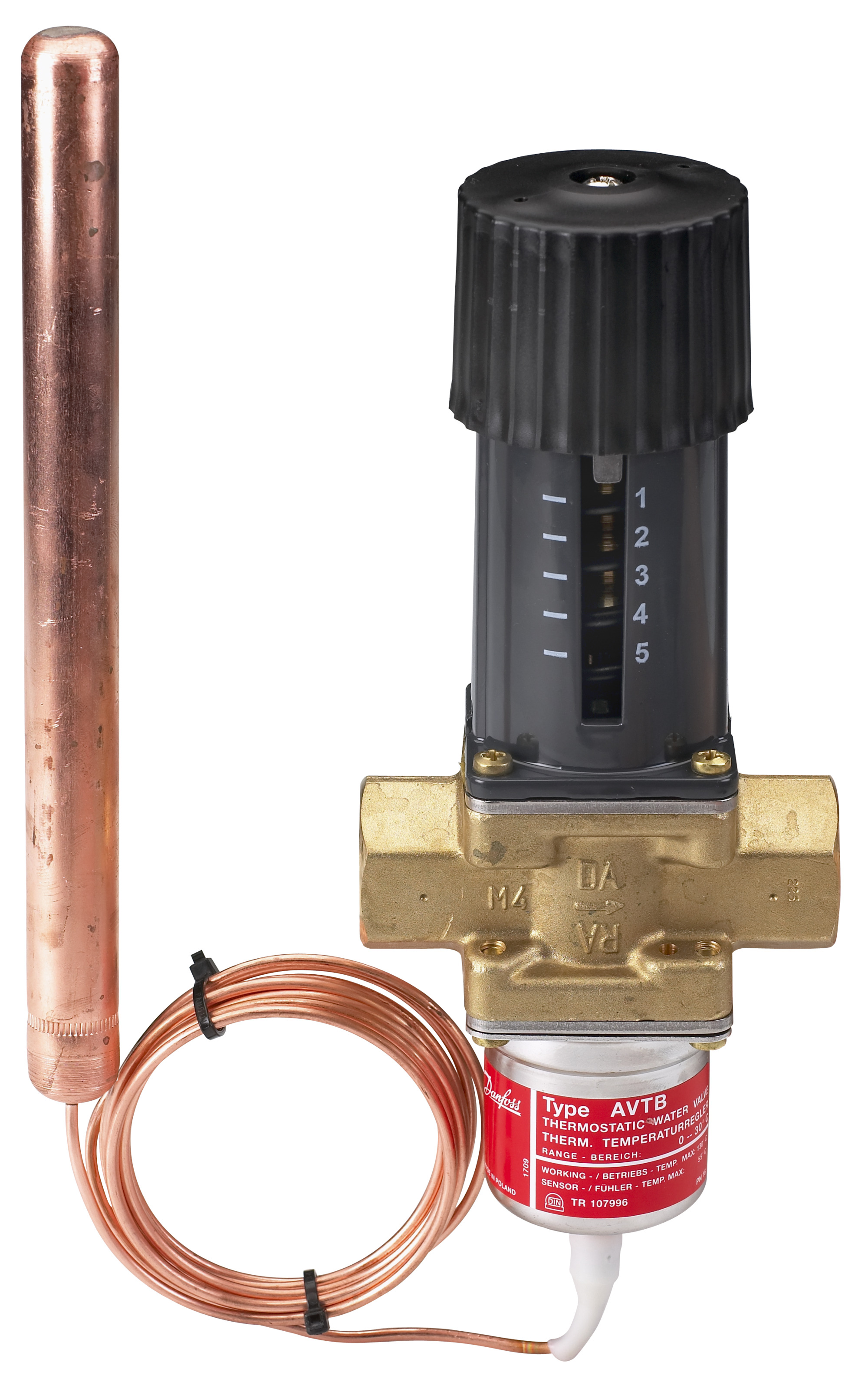Danfoss Регулятор температуры AVTB Р-р темп.AVTB PN16 20/3,420-60/2M/н.р. 003N5115  - Вид №11