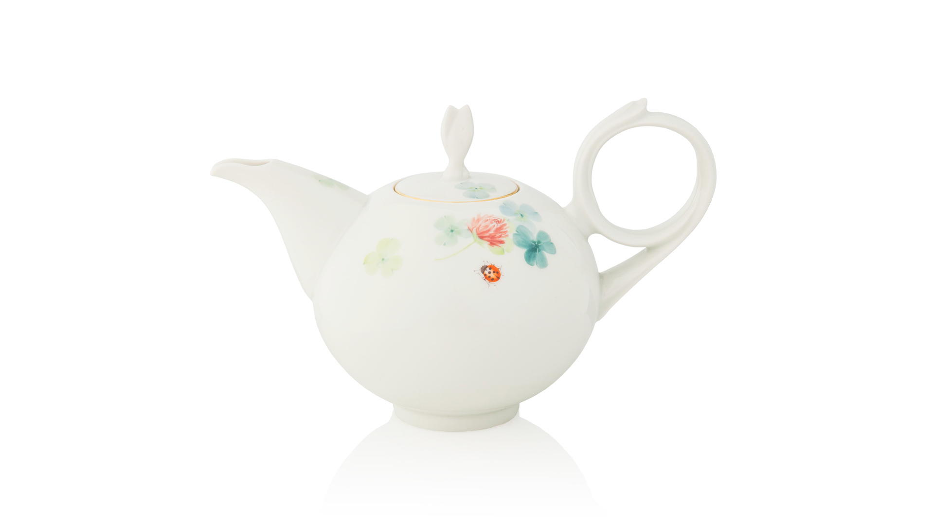 10577266 Meissen Сервиз чайный 6/20 "Игра волн, Божья коровка на клевере" Фарфор  - Вид №5