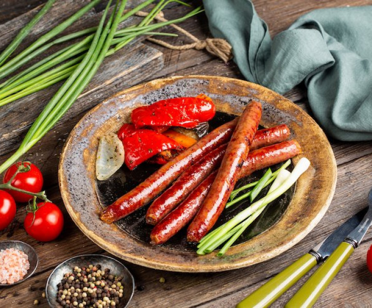 5055 Колбаски для жарки из мяса оленя Вкусляндия  - Вид №1