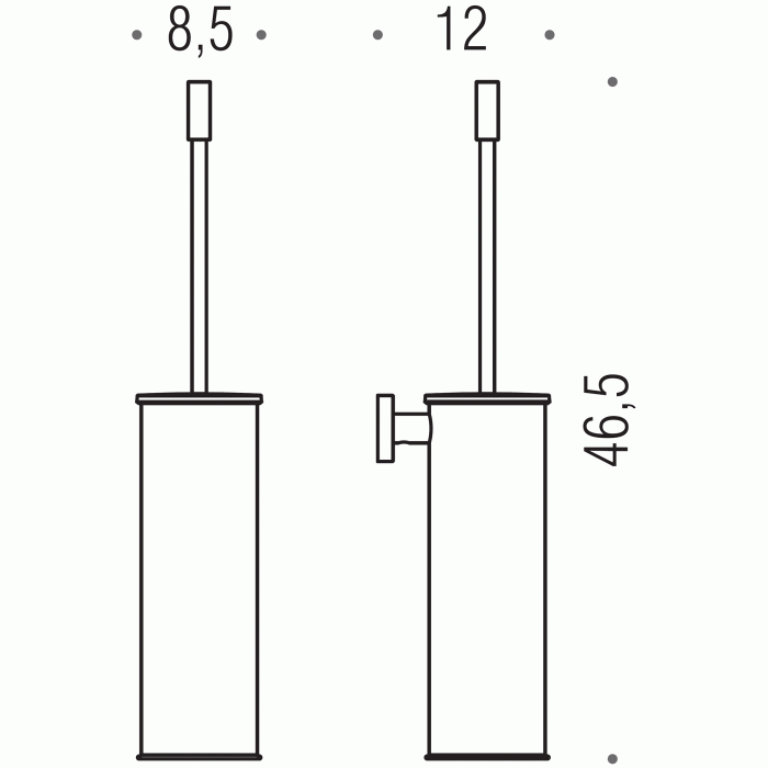 W4962 Ёршик настенный COLOMBO PLUS Colombo Design - Вид №2