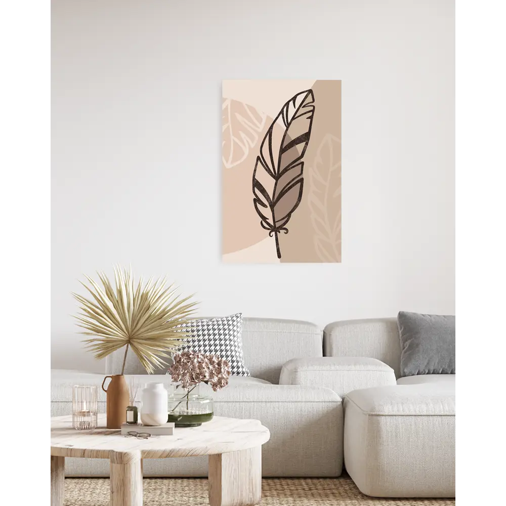 Картина на холсте Перо графика 40x60 см 86551633 STLM-2183570 Постер-лайн  - Вид №1