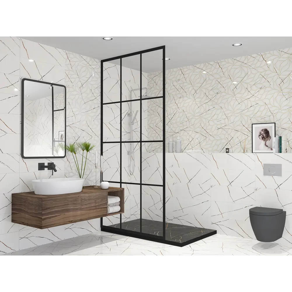 Плитка настенная Bianco Covelano Strutura 24.2x70 см, цвет белый 89070843 STLM-2036403 Santreyd - Вид №1