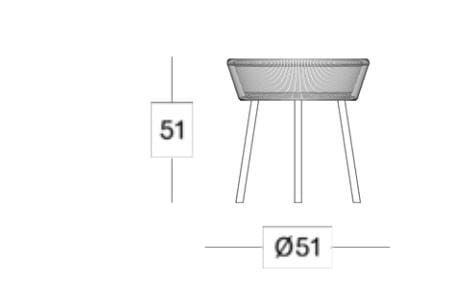 Высокий круглый стол из полиэтилена Vincent sheppard петля ARCH-00090339 - Вид №20